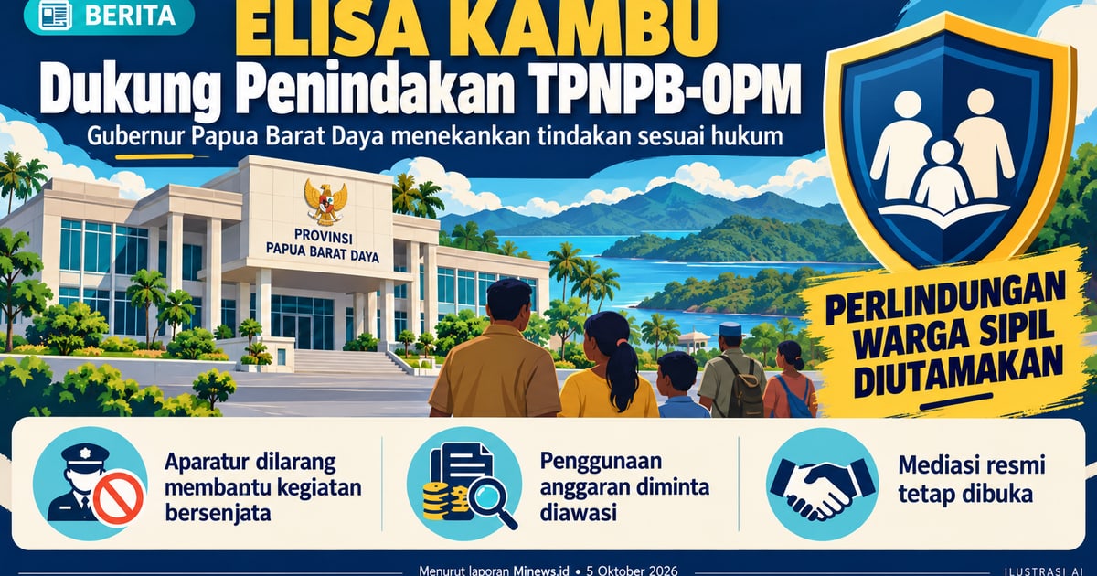Elisa Kambu Dukung Penindakan TPNPB-OPM, Tekankan Perlindungan Warga Sipil