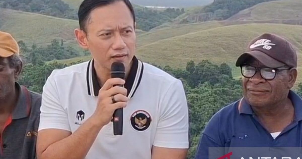 Menteri AHY Dorong Percepatan Pembangunan Infrastruktur Dasar di Papua
