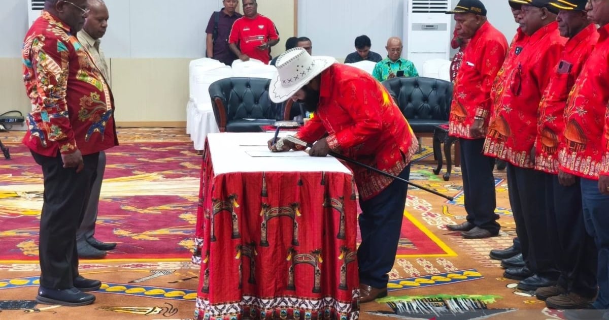 Pemprov Papua Tengah Jadikan Kepala Suku Sebagai Jembatan Aspirasi Adat