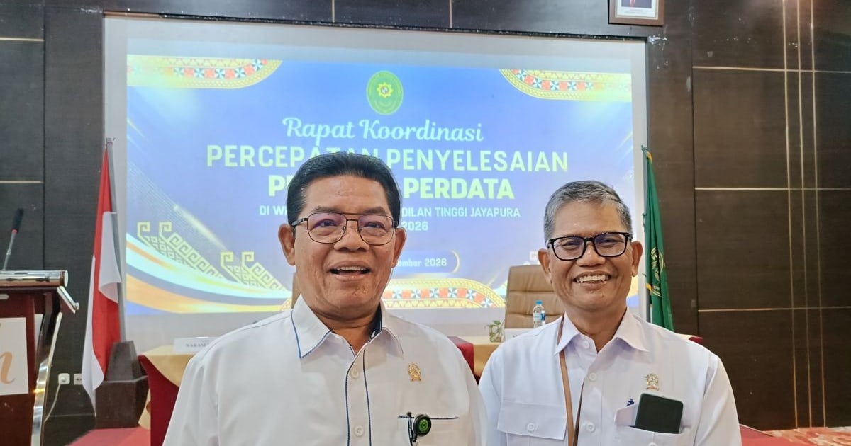 Pengadilan Tinggi Jayapura Dorong Perkara Perdata Selesai Tepat Waktu