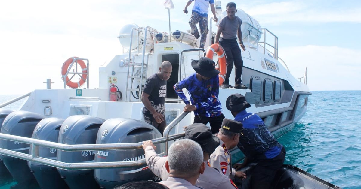 Polda Papua Tengah Perkuat Keamanan Laut dengan Penambahan Kapal Patroli Baru