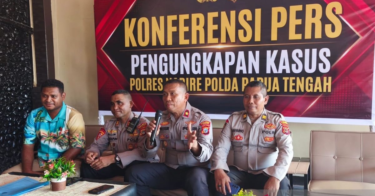 Polres Nabire Ungkap Kasus Pembunuhan Siswi SMP dalam Waktu Tujuh Jam